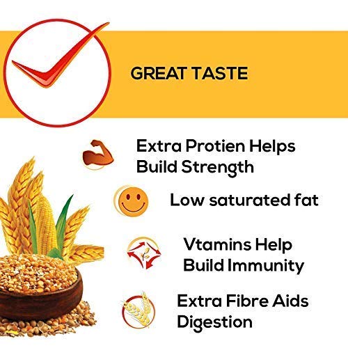 Aashirvaad Multi Grain Atta | Great Taste | Transform Your Rotis | Extra Protein | Grow Strength | Nourishment | Vegetarian | Dietry Fibre | MultiGrains | 5 KG Bag