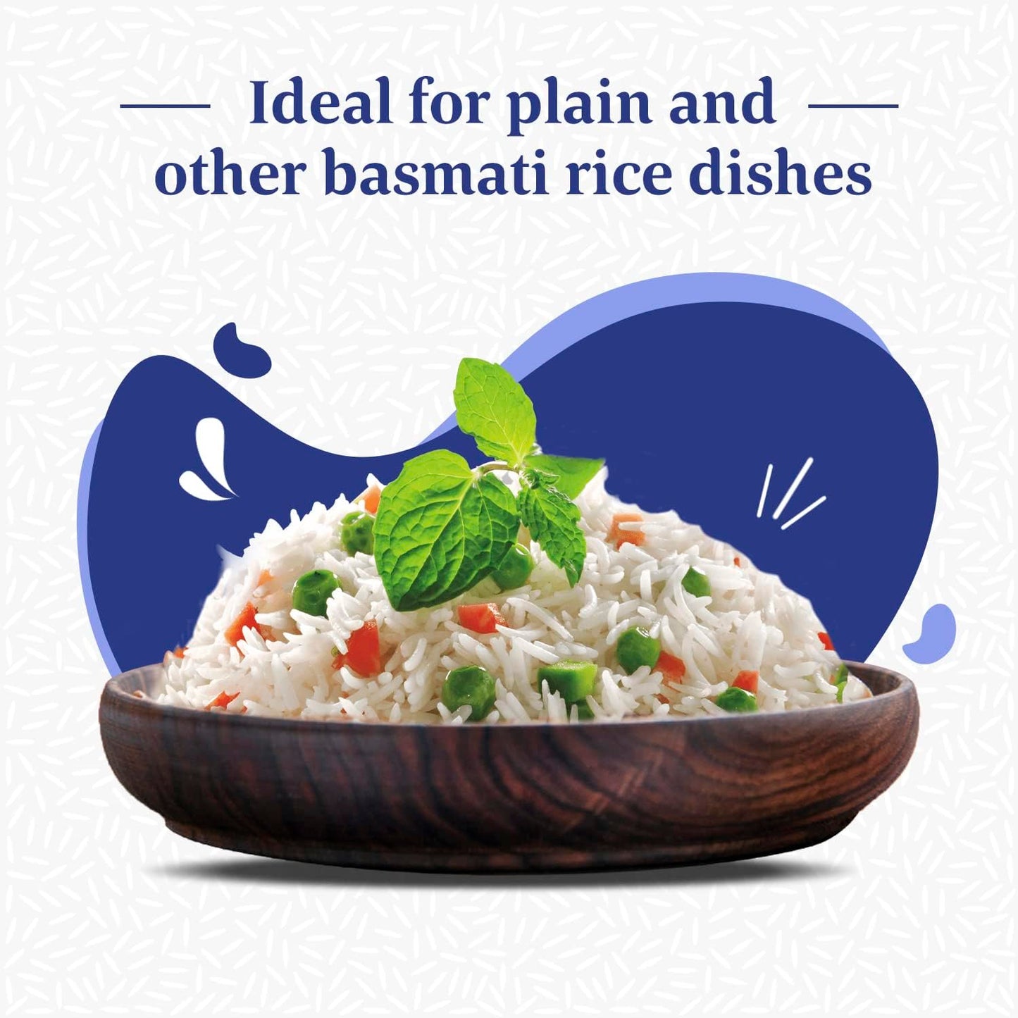 Daawat Original Basmati Rice with Rice Aroma, Delicious Taste, White Lustre,Perfectly Aged, Aromatic & Textural Grain, Rich Flavour with Sweet Taste, Ideal for all types of Dishes (10 KG)