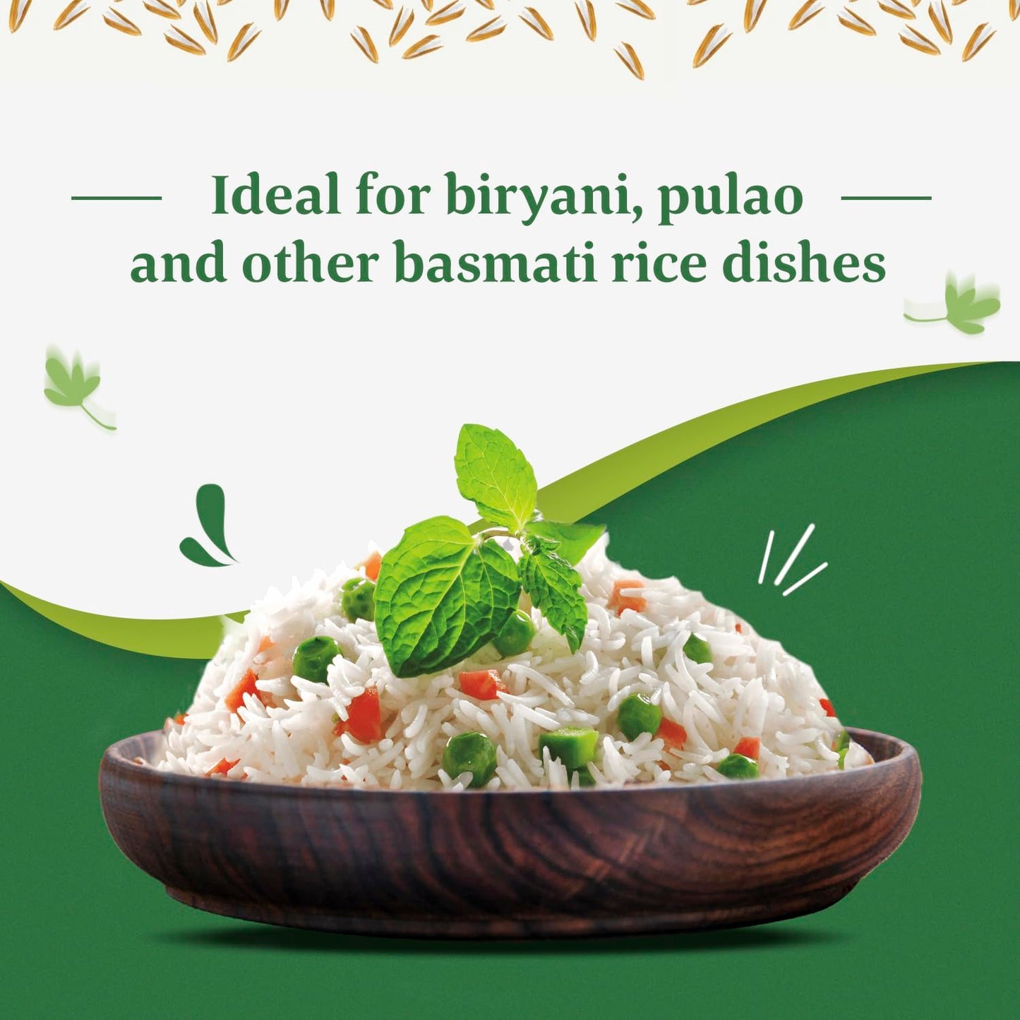 Daawat Extra Long Basmati Rice with Exceptional Length, Aromatic Flavour, Fluffy Grains, Elongates up to 24mm when Cooked, Non-Sticky and Ideal for all types of Dishes - 5Kg