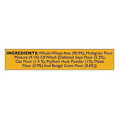 Aashirvaad Multi Grain Atta | Great Taste | Transform Your Rotis | Extra Protein | Grow Strength | Nourishment | Vegetarian | Dietry Fibre | MultiGrains | 5 KG Bag