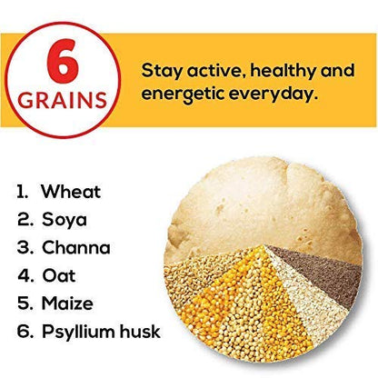 Aashirvaad Multi Grain Atta | Great Taste | Transform Your Rotis | Extra Protein | Grow Strength | Nourishment | Vegetarian | Dietry Fibre | MultiGrains | 5 KG Bag