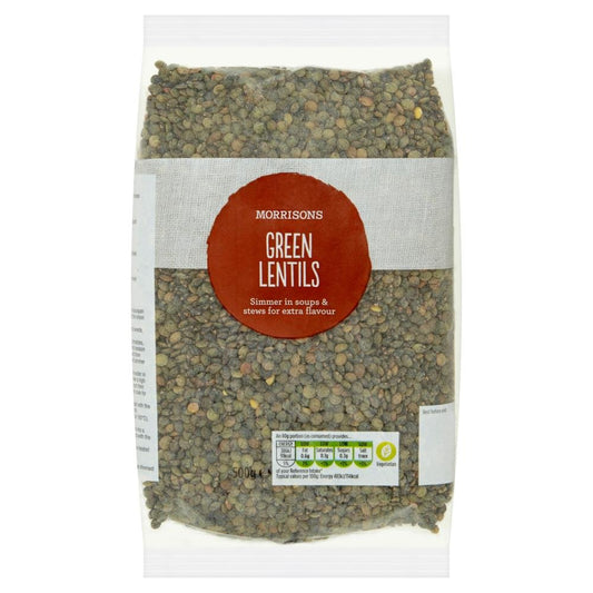 Morrisons Green Lentils, 500g