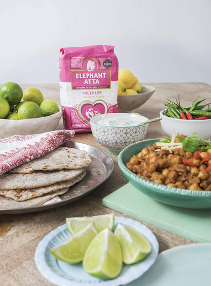 Elephant Atta Medium Chapatti Flour Atta | Medium Atta Flour | (10kg)